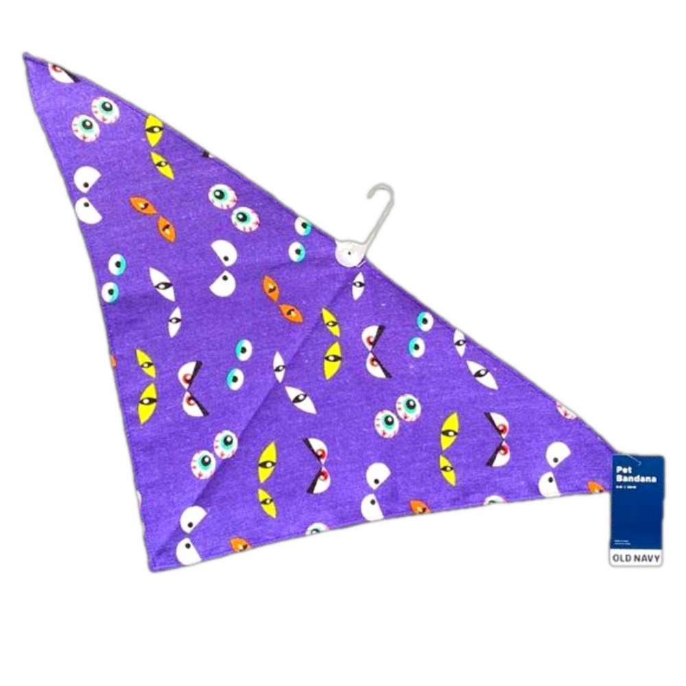 Pet Dog Halloween Spooky Eyes Bandana - Brand New